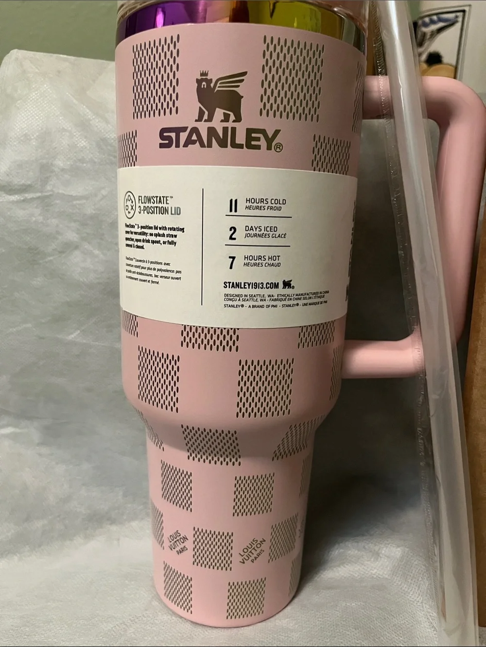 NIB Stanley x Louis Vuitton 40oz Tumbler - Picture 2 of 4